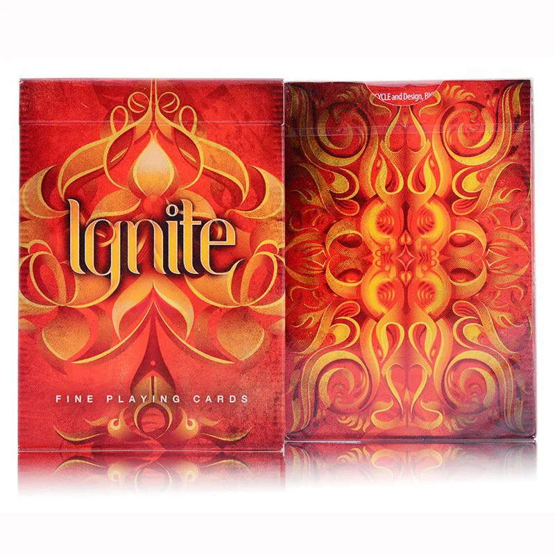 Воспламеняющиеся колода игральные карты Волшебная категория покерные для