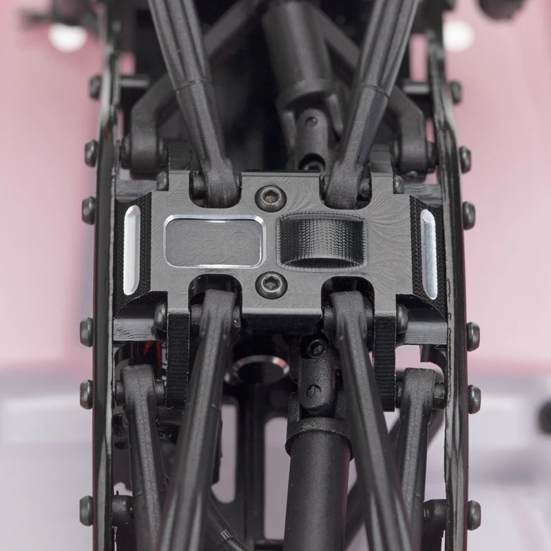 

Metal Middle Gearbox Skid Plate Transmission Mount Holder Upgrade Accessories for 1/24 RC Crawler Axial SCX24 90081
