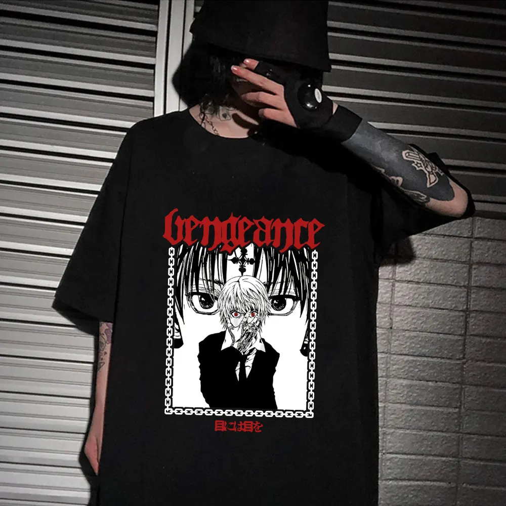 

Kawaii Hunter X Hunter Killua Zoldyck T-shirt Men Harajuku Kurapika 90s Tshirt Cute Anime Hisoka T Shirt Graphic Top Tees Male