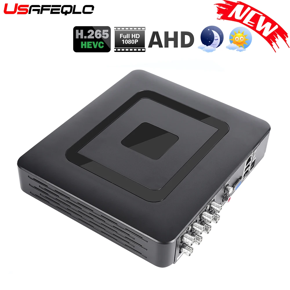 Новейший 8 канальный H.265 AHD DVR AHDH 1080P CCTV 8CH мини Гибридный HDMI Поддержка