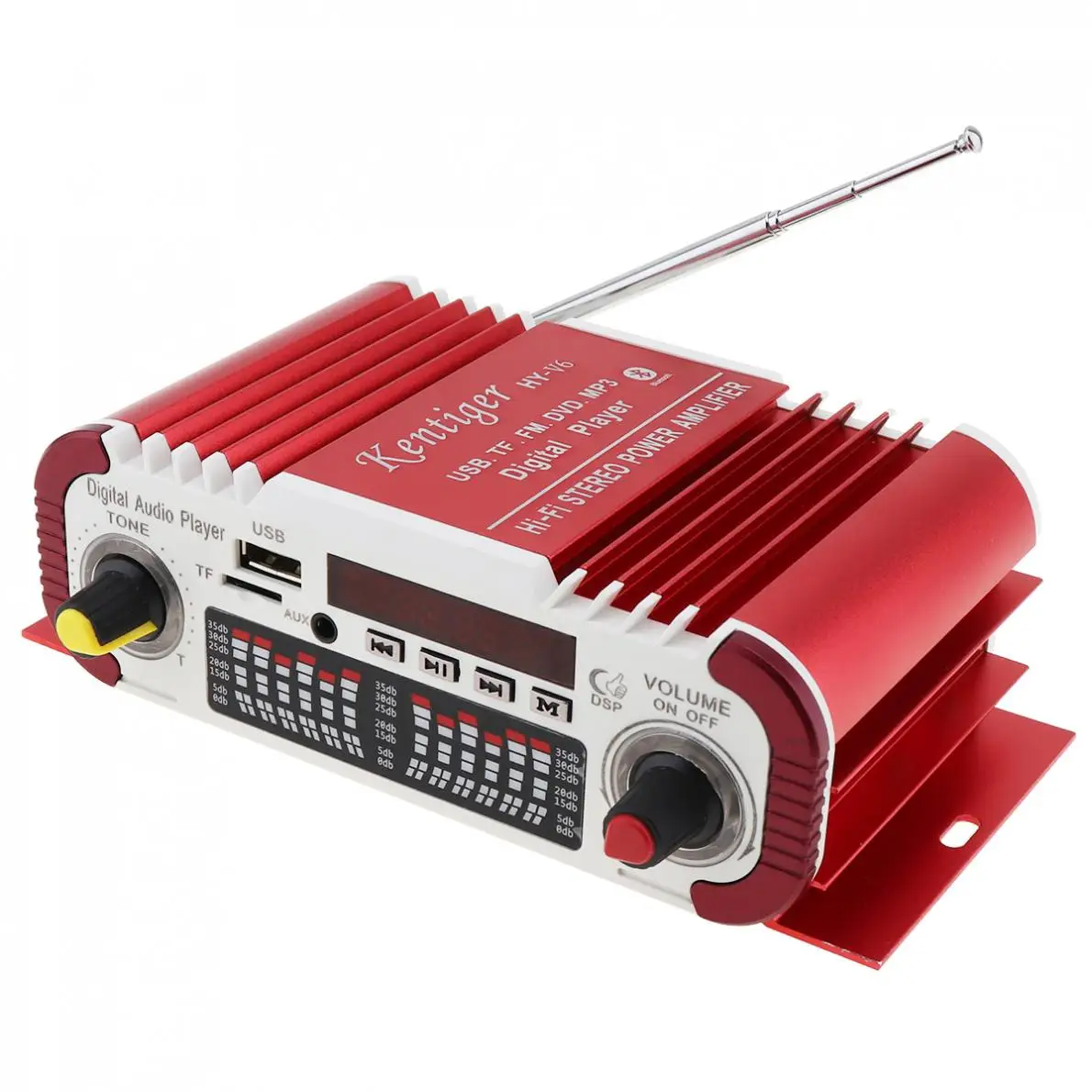 HIFI Bluetooth цифровой автомобильный усилитель мощности FM Радио стерео аудио плеер Поддержка SD USB DVD MP3 вход для авто мотоцикла дома