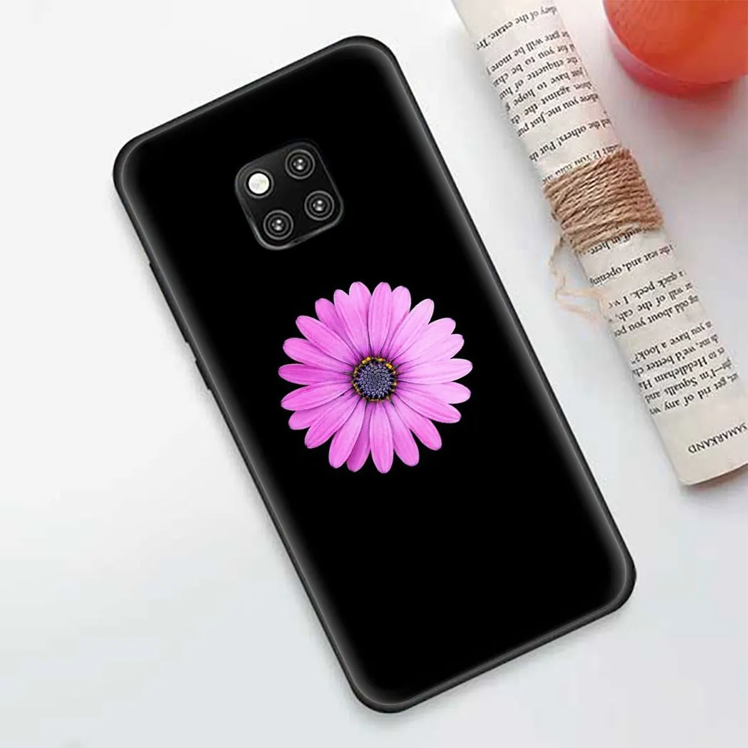 Мягкий чехол для Huawei P9 Nova Smart 2 Lite 5 Pro 2i 3 3i 4 5i 4E 5T Honor 7A 7C 6A с летними маргаритками
