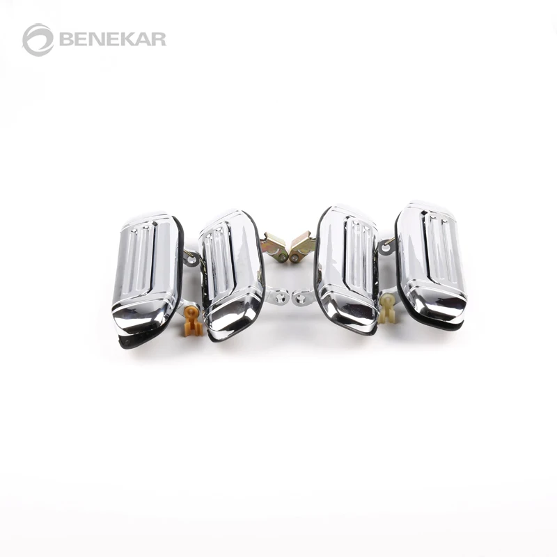 4Pcs/Lot Chrome Car Auto Front Rear Exterior Door Handle for Mitsubishi Pajero Montero V31 V32 V33 V43 V45 V46 | Автомобили и