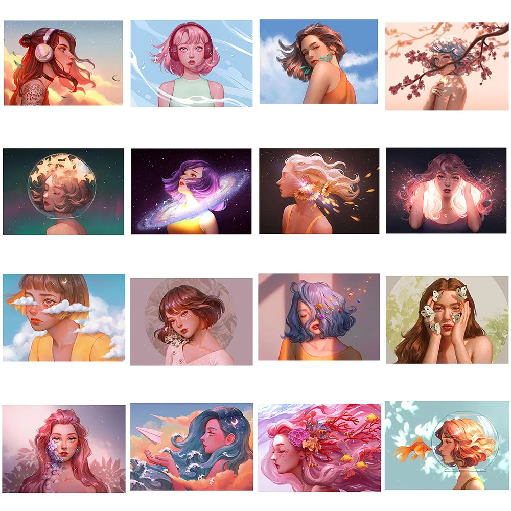 

Kexinzu полная квадратная/круглая дрель 5D DIY Алмазная картина "мультяшная девочка для ролевых игр" 3D Алмазная вышивка крестиком домашний Декор ...