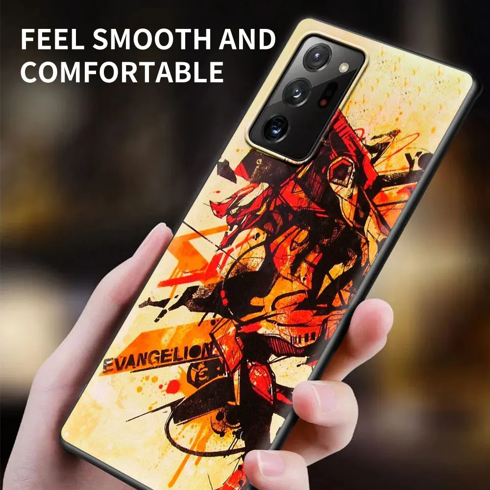 

Genesis Evangelion Japan Anime Phone Case for Samsung Galaxy S21 S20 FE Note 20 Ultra S10 Lite S9 Plus S8 S10e Cover Coque Capa