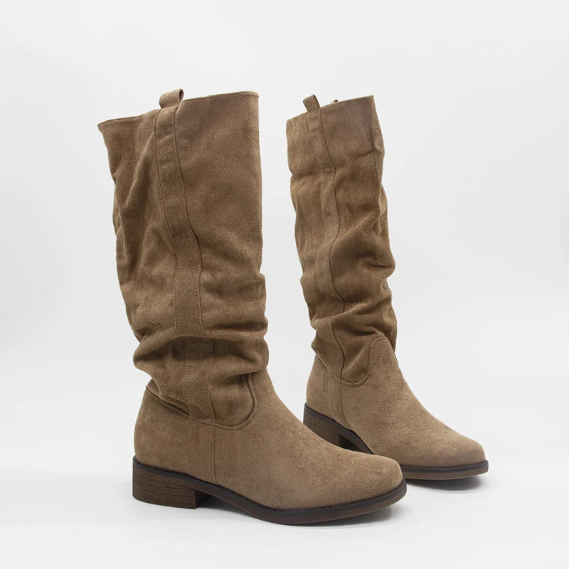 

[FVFV]whosesale prcice Suede knee high boots women punk height increase thickened long boots women 2020 new design Clearance