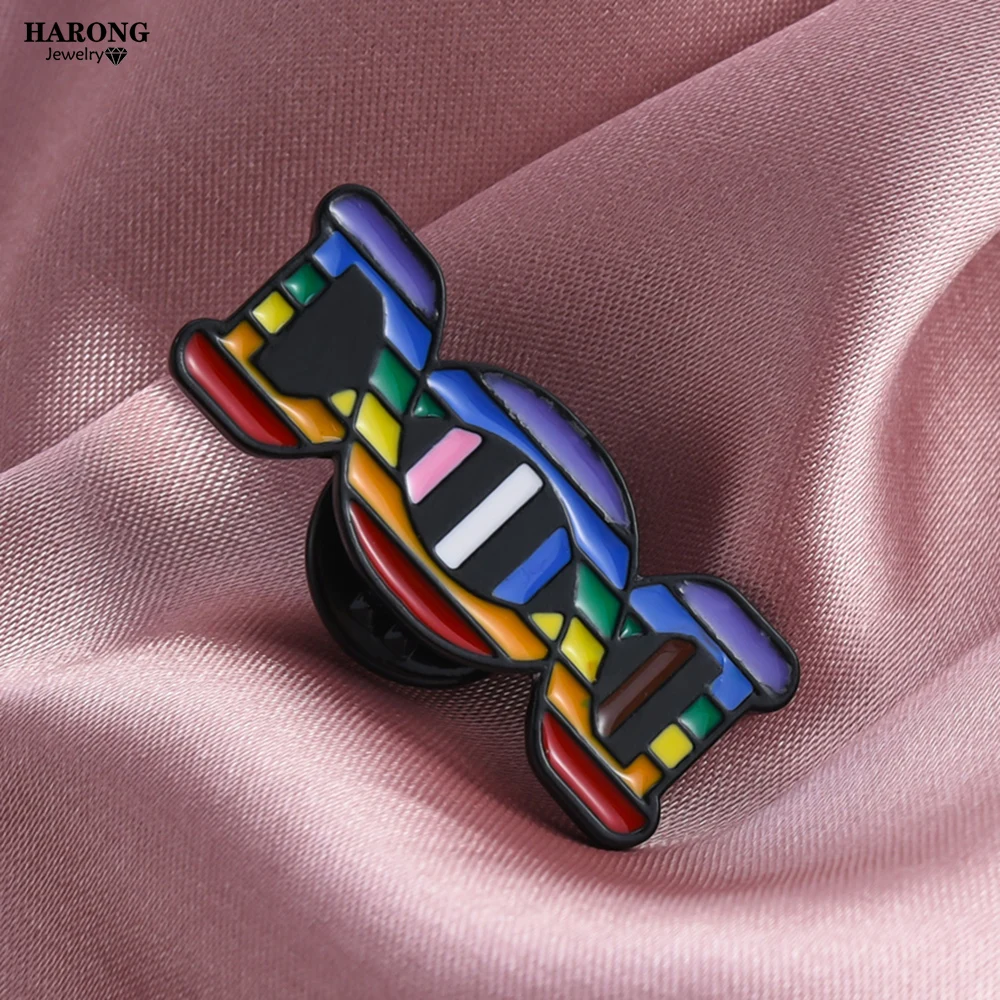 

Medical Jewelry Colorful DNA Molecular Enamel Brooch Pin Biology Medicine Lapel Alloy Cute Badge Pins Accessories Doctor Gift