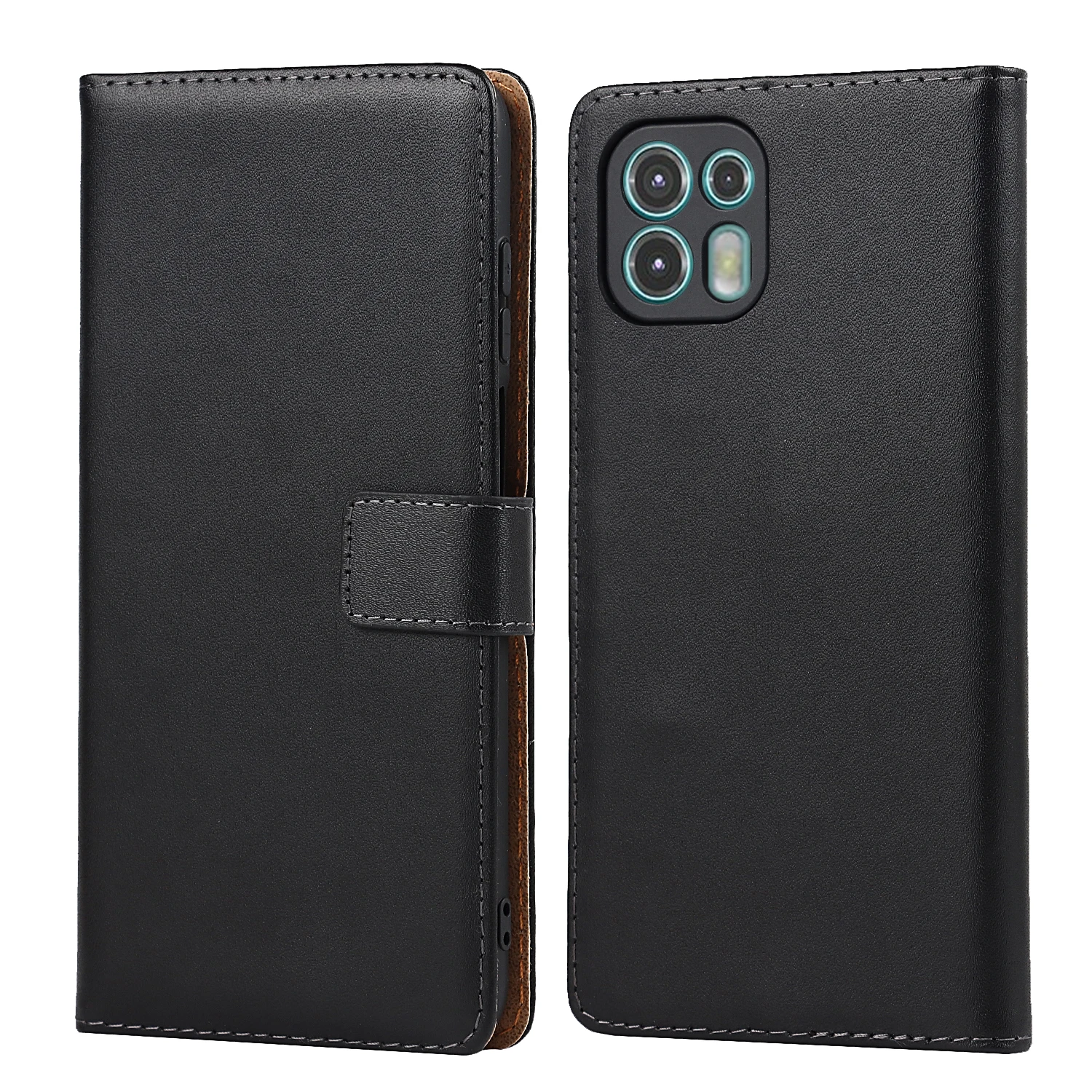 Кожаный чехол-бумажник с откидной крышкой чехол для Motorola Moto Edge 20 Lite кобура