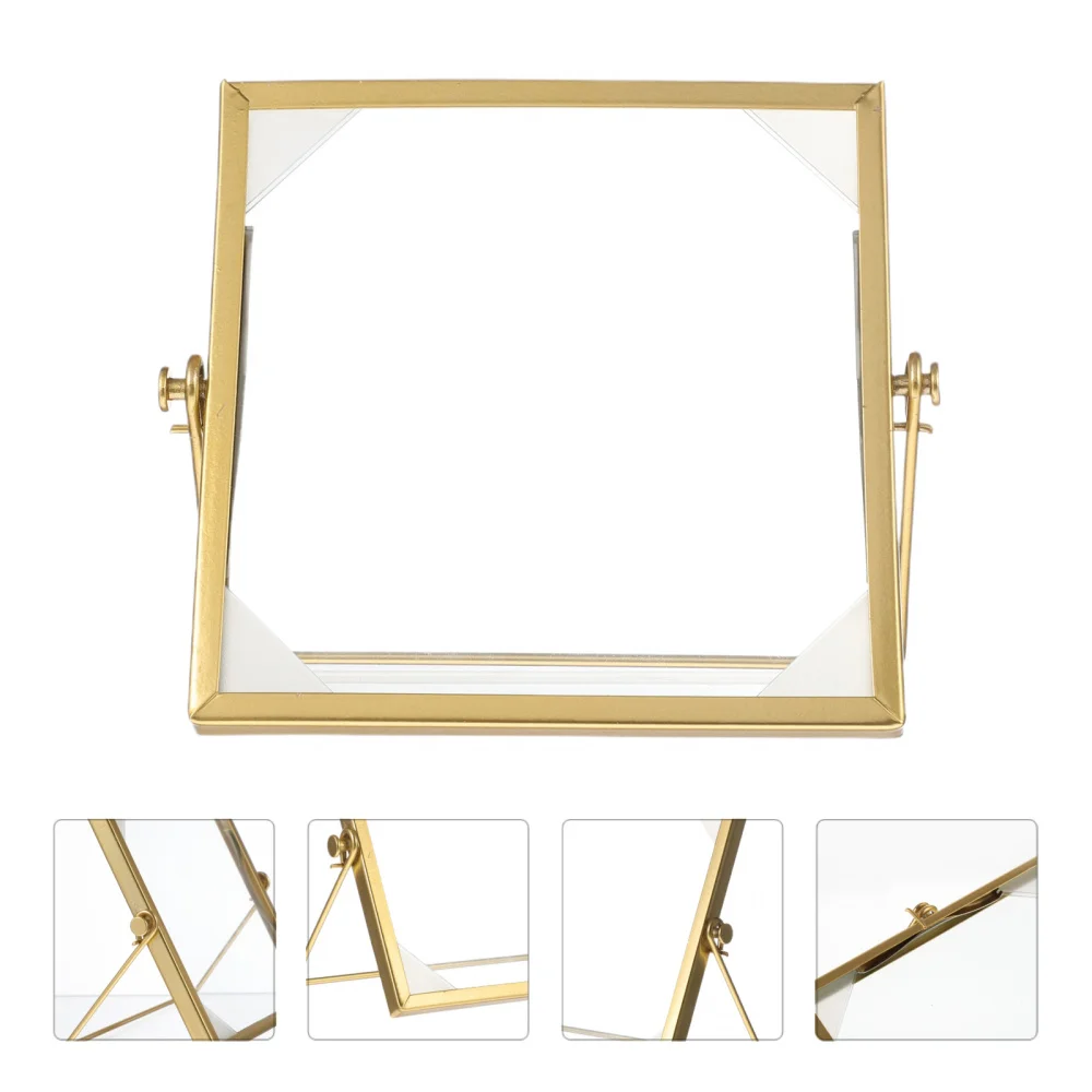 

DIY Pressed Flower Frame Glass Picture Frame Ornament for Home Decoration