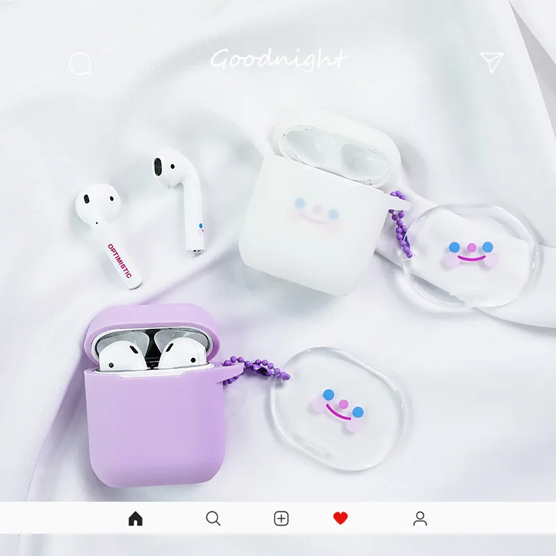 Чехол для беспроводных наушников AirPods 1 2 с мультяшным помпоном My Melody Cinnamoroll