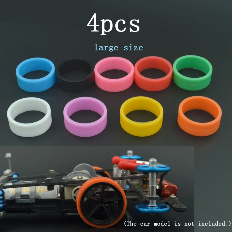 4 шт. ультратонкие шины для Tamiya Mini 4WD|Детали и аксессуары| |