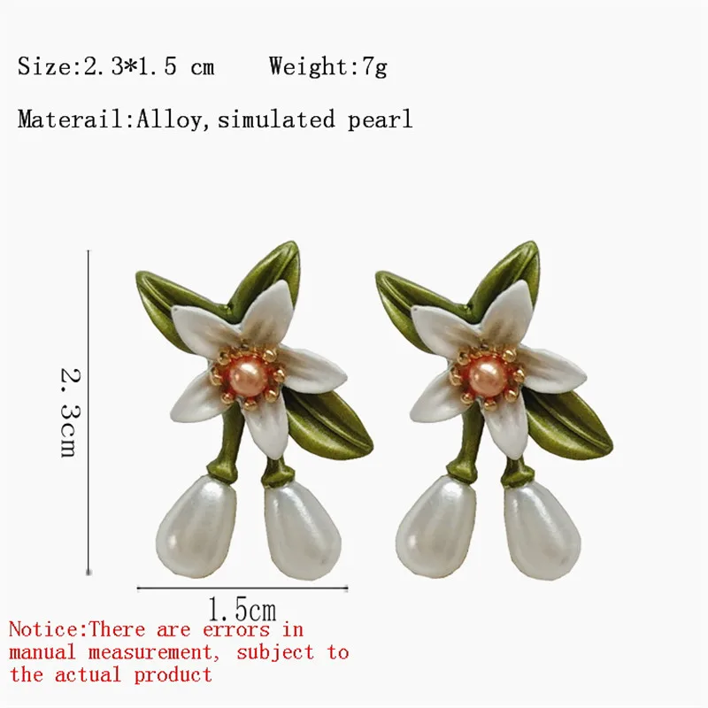 Женские серьги-клипсы с искусственным жемчугом Элегантные корейские ювелирные