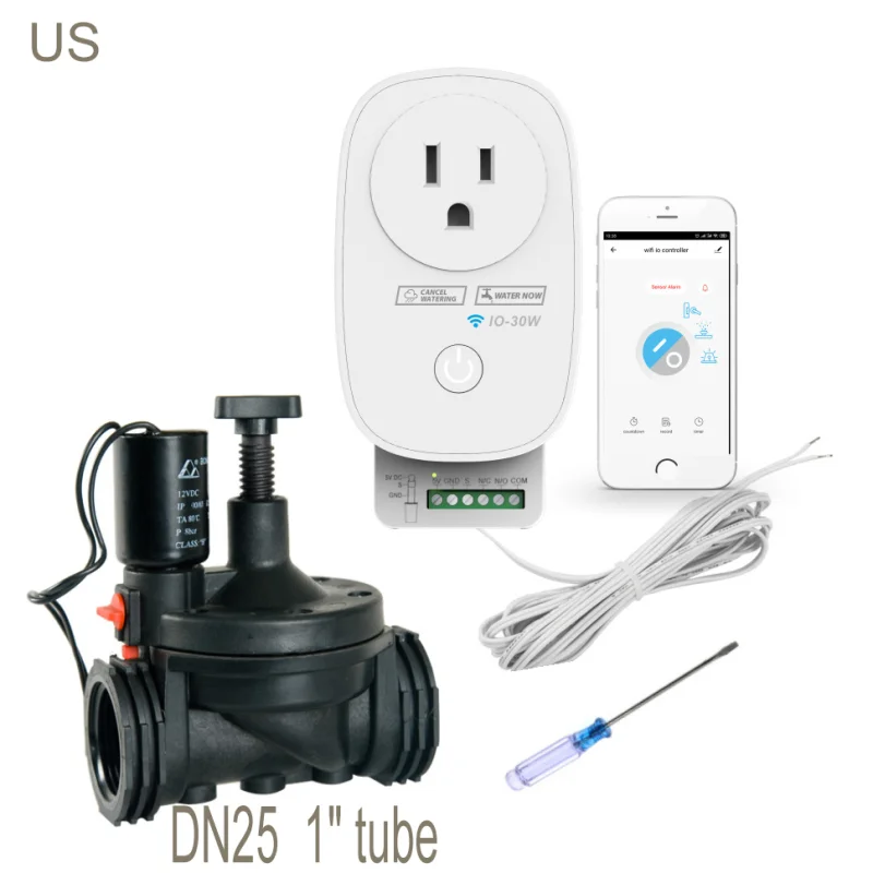 

Tuya WiFi Smart Irrigation Controller Home Garden Automatic Watering Timer Multi-valves Controll Work With Alexa Google Assitant