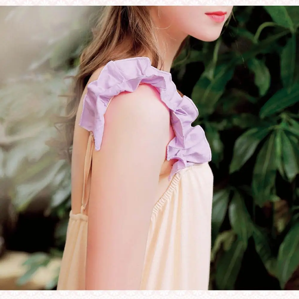 Женская Элегантная ночная рубашка принцессы из 100% хлопка Милая Ночная летняя