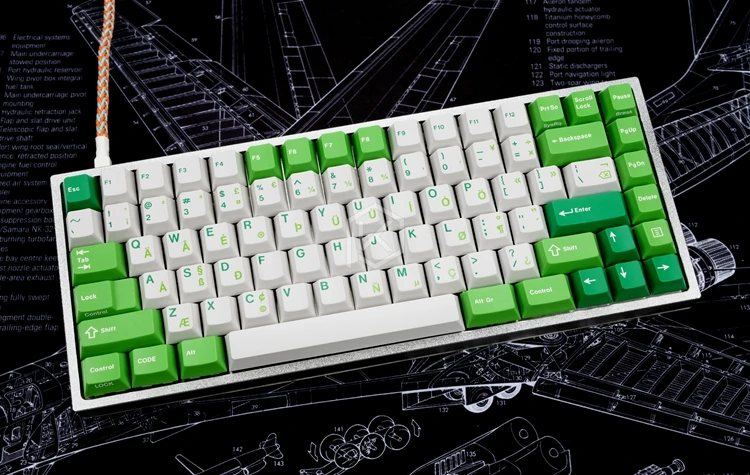 xd84 pro 75 eepw84 custom mechanical keyboard supports tkg tools underglow rgb pcb programmed kle kimera core lots of layouts free global shipping