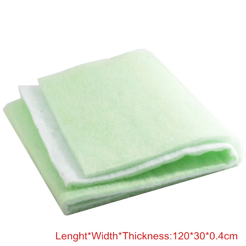 

120x30x0.4cm 2 Levels 2 Colors Pond Filter Sponges Biochemical Filter Cotton Filter Sponges For Aquarium Fish Water Filter FA010