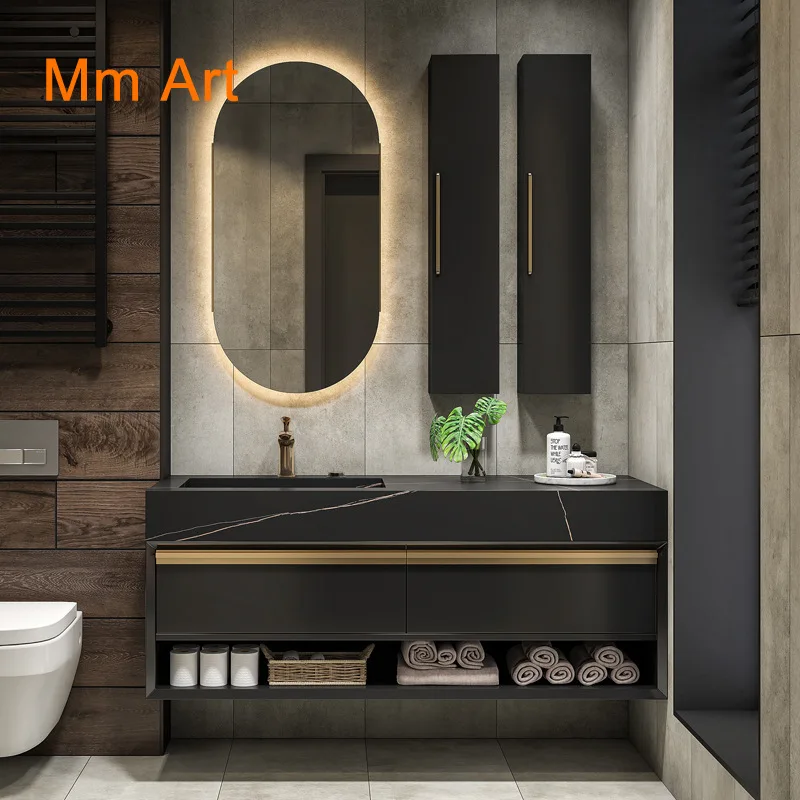 New Design Beautiful Bathroom Furniture Modern Wash Basin Vanity Units |