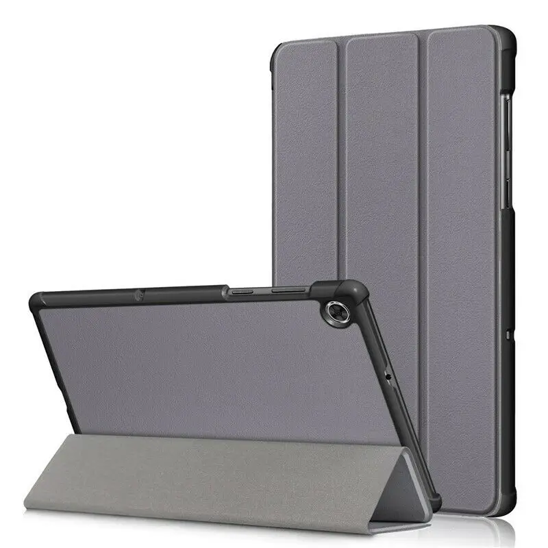 

Серый чехол для Lenovo Tab M10 Plus 10,3 дюйма FHD, кожаный чехол-подставка для планшета
