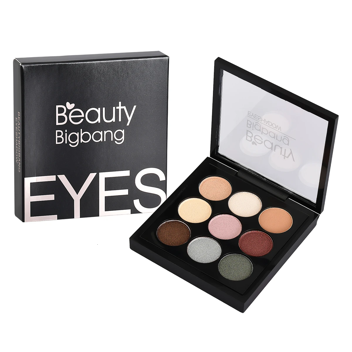 Beauty BigBang 9 видов цветов Тени для век Палитра 7 8 см матовый мерцающий макияж Sombras