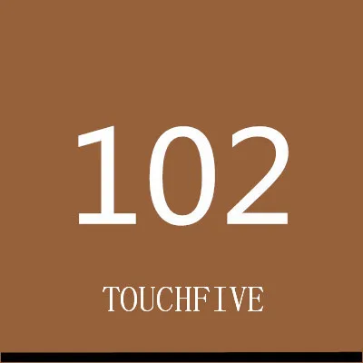 TOUCHFIVE 168 цветов одиночные художественные маркеры Кисть ручка эскиз на спиртовой основе маркеры двойная головка манга ручки для рисования товары для рукоделия - Цвет: 102-raw umber