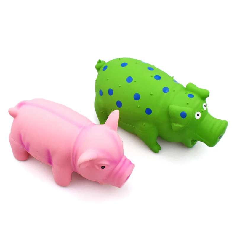 Товары для домашних животных игрушки собак Свинка со звуком в форме животного