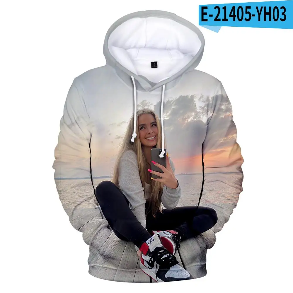 

3D Print Addison Rae Hoodies Men Sweatshirts Women Fashion Harajuku Hip Hop Hoodie boys girls Addison Rae Pullovers