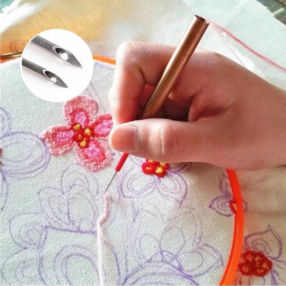 

Punch Needle Set Punching Needles for Simple Embroidery DIY Sewing Craft Tool FBS889