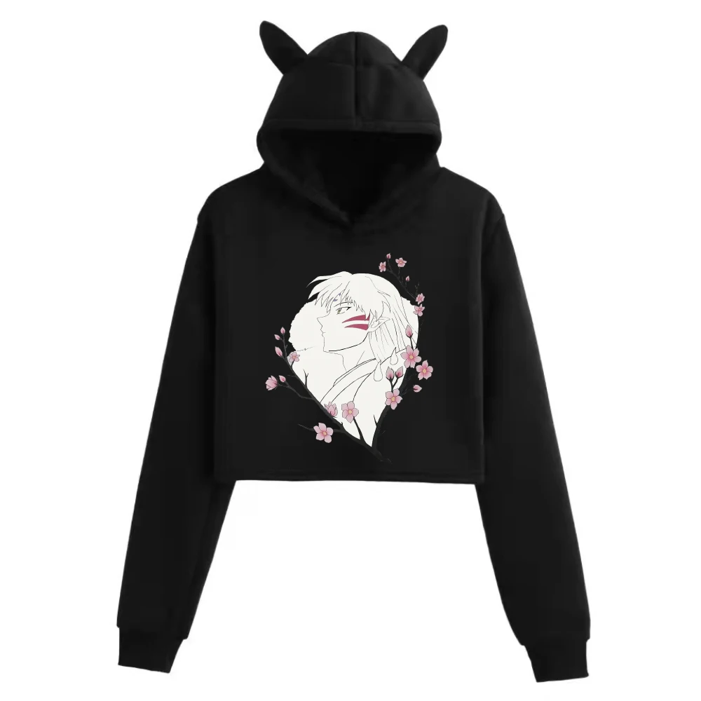 

Anime InuYasha Hoodie Fashion Pullovers Tops Cute Casual Woman Sweatshirt