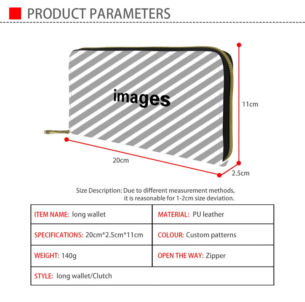 FORUDESIGNS черный кошелек из искусственной кожи женский длинный держатель для карт