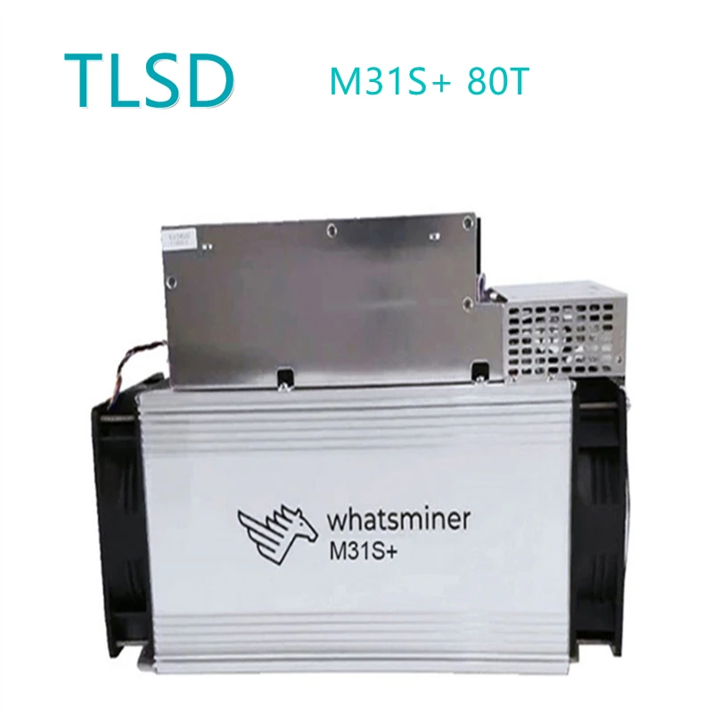 

Used TLSD High Hashrate Whatsminer M31S+ 80T 3360W Asic Mining Machine