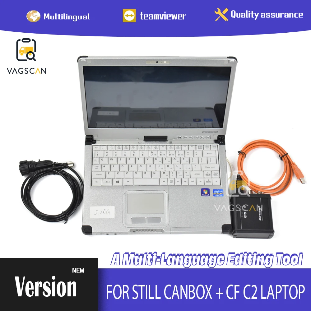 

Toughbook CF19 CFC2 For Linde Canbox Kit Pathfinder LSG + Judit Incado + for Still Canbox USB Forklift Diagnostic Tool