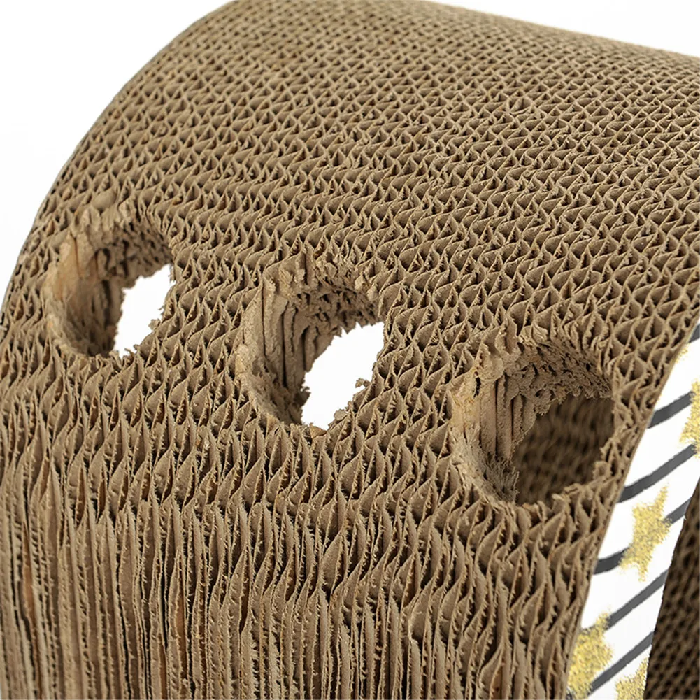 

New Corrugated Paper Funny Pet Cat Scratch Board Cat Toy Cat Claw Board with Catnip Interactive Cats Supplies Cat Tower