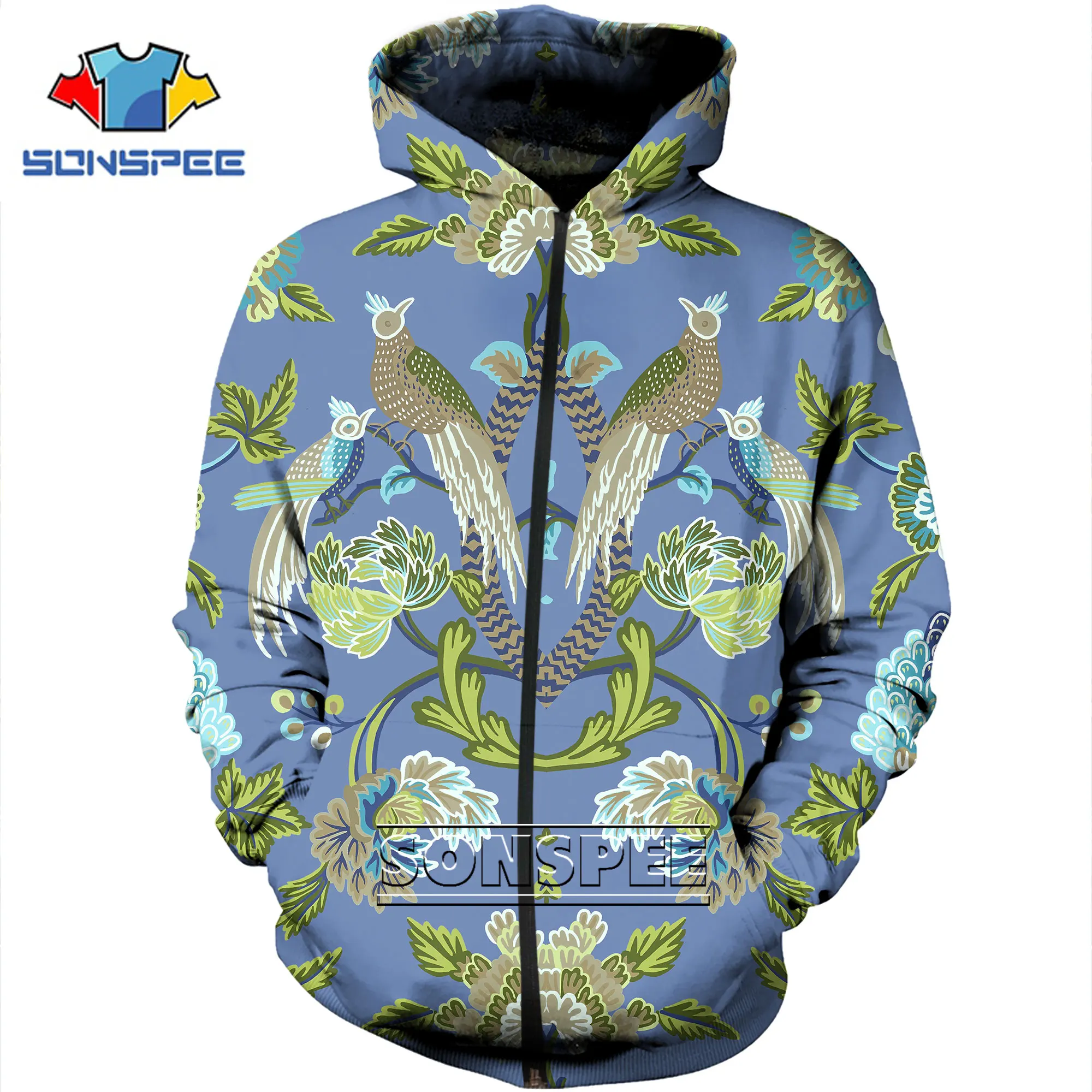 

Novelty Flower Leaves Pattern Zipper Hooded Hoodies 3D Print Colorful Eye Women Youth Casual Harajuku Hoody Autumn Men Hoodies