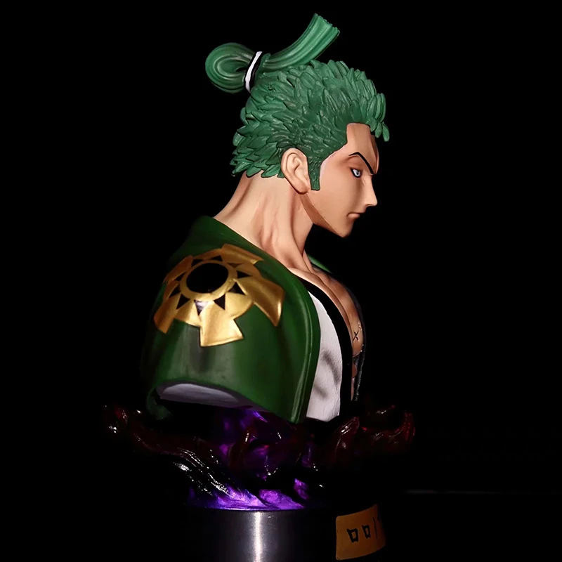 

ONE PIECE Anime Monkey D. Luffy Roronoa Zoro Shiny Bust PVC Action Figure One Piece Figure Collection Model Dolls Toys for Gifts