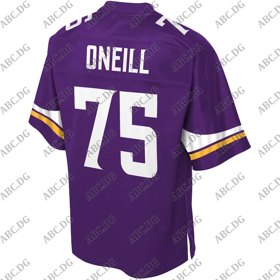 

Men Women Kid Youth Minnesota Brian O Neill Pro Line Purple Team Color Player Jersey
