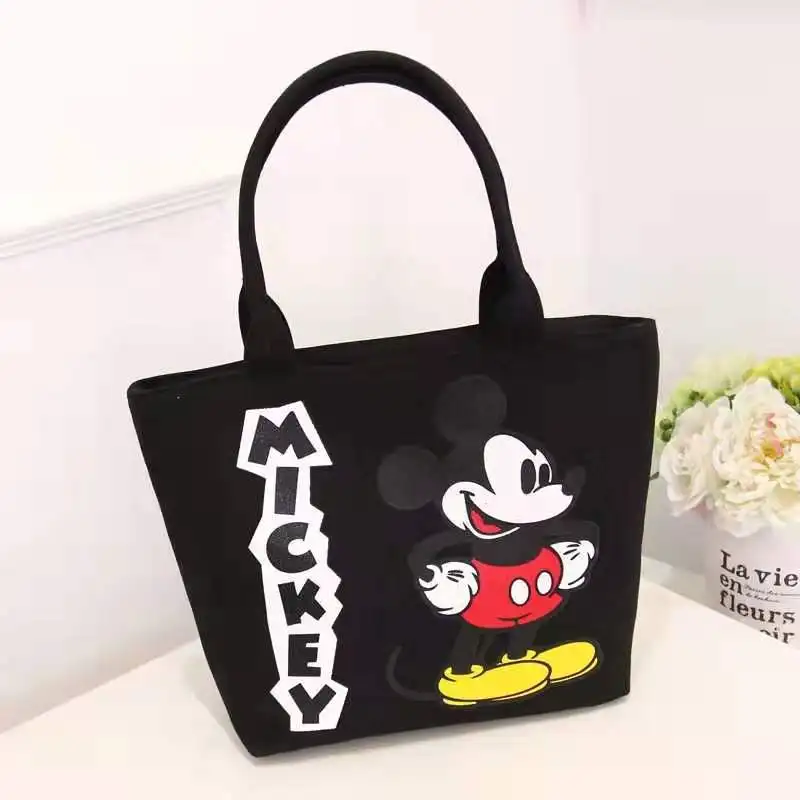 Женская Холщовая Сумка Микки Маус сумки для женщин 2019 женская сумка через плечо