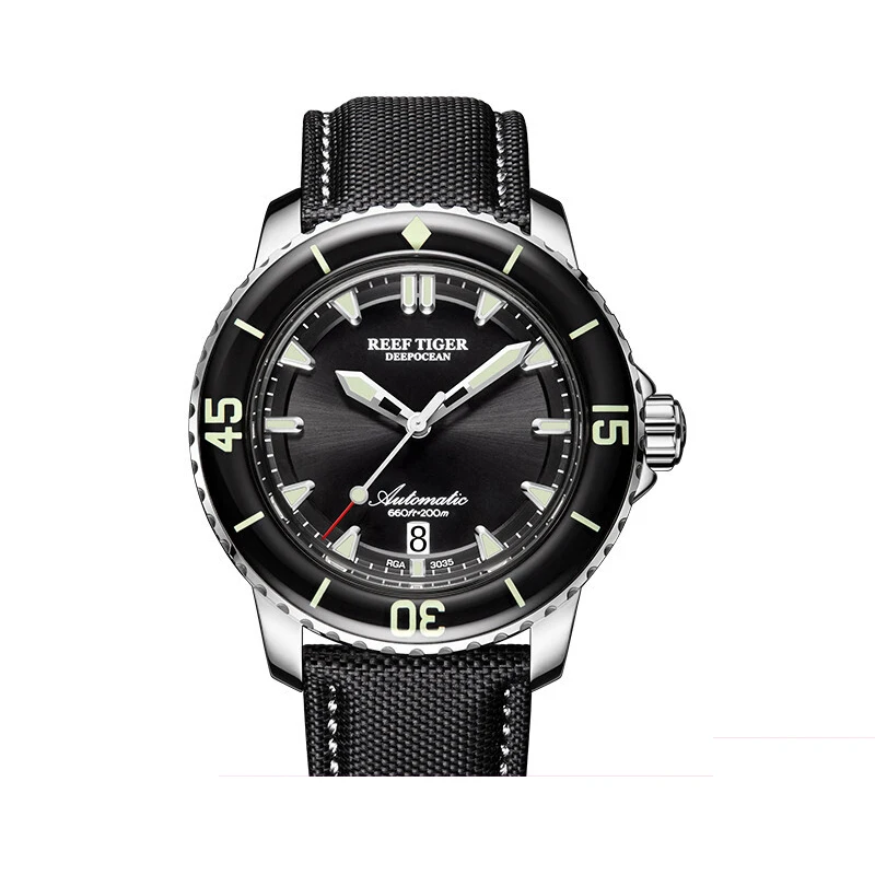 Для мужчин для дайвинга наручные часы мужские автоматические Риф Тигр человек