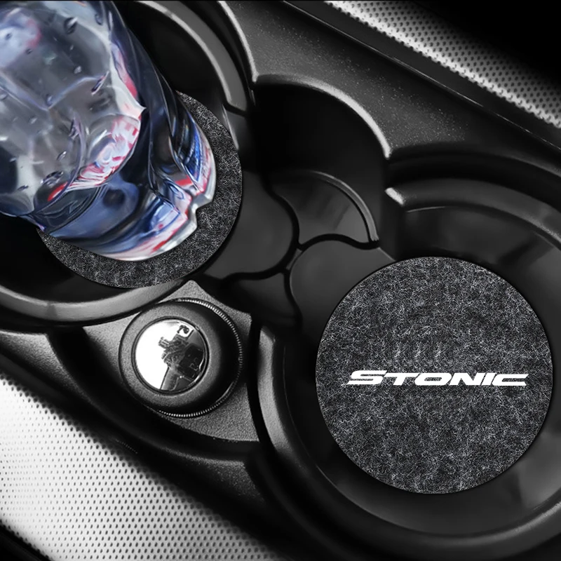 Автомобильная креативная круглая войлочная подставка для горячих напитков