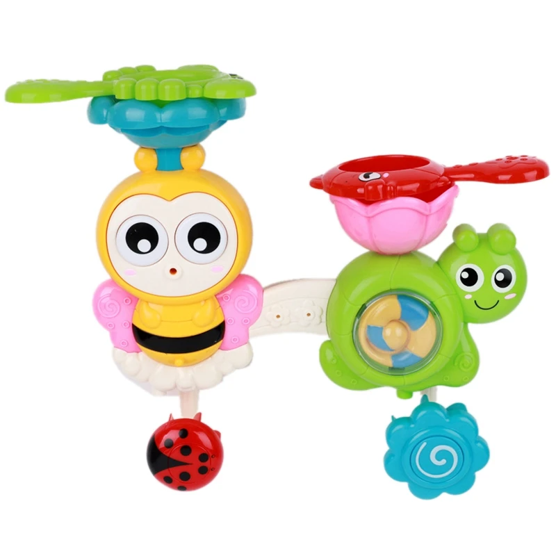 

Baby Bath Toys Shower Bathtub Toy Waterfall Station Toy with Suction Cups Swimming Bathime Game Water Gift for Kids