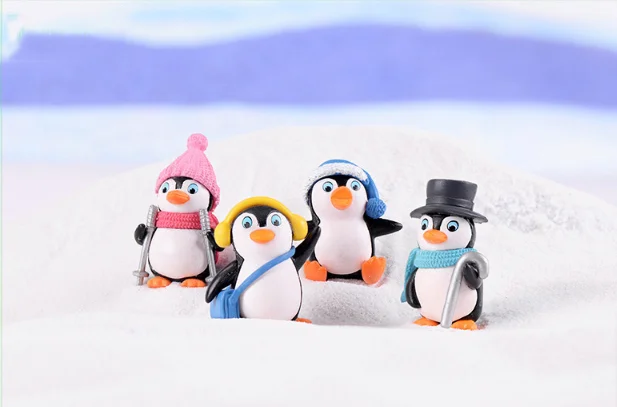 1/2/3 шт./компл. kikikids/зимняя миниатюрная фигурка мини рождественские фигурки для Фея декорация рукоделие хобби лучшие подарки для детей MZL220