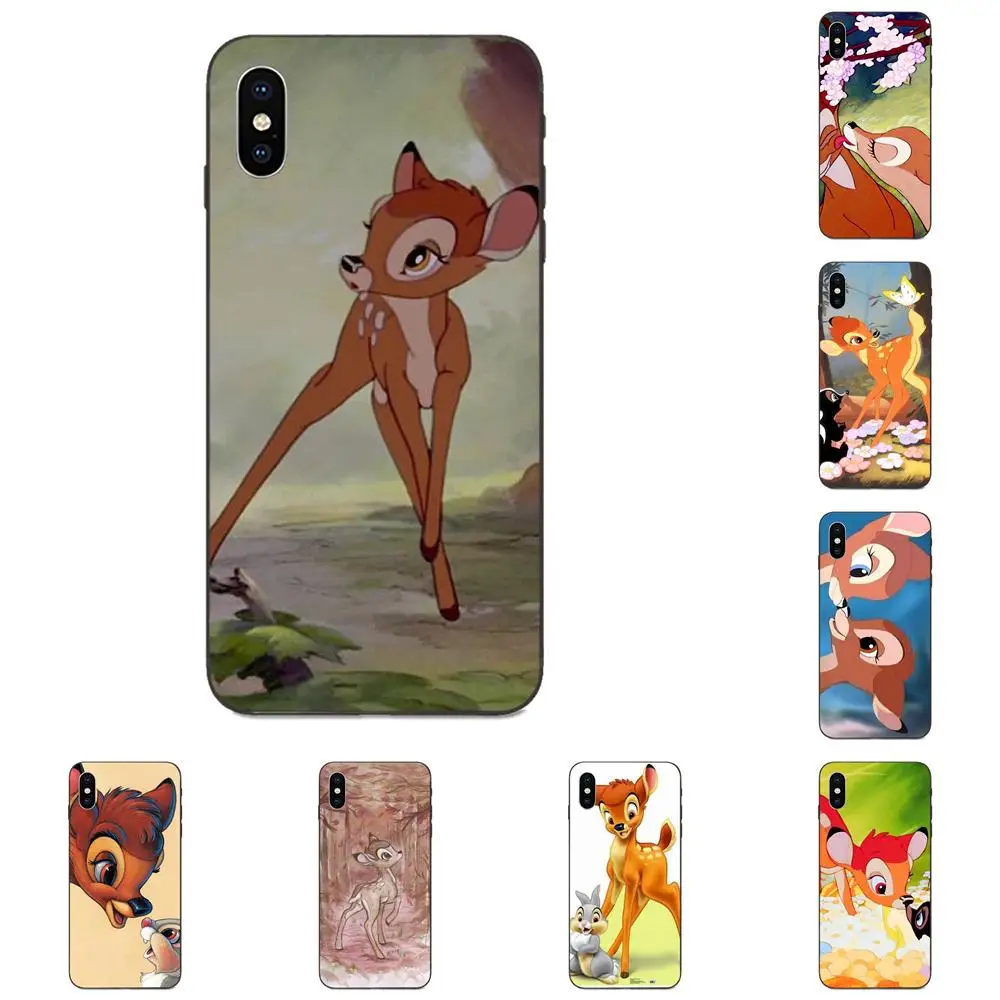 Мягкий чехол из ТПУ для Xiaomi Redmi Mi Note 2 3S 8 9 Lite SE Pro Design Bambi | Мобильные телефоны и