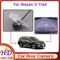 car reverse image fisheye cam for nissan x trail xtrail rogue t32 20142022 night vision hd rear view back up 720p camera
