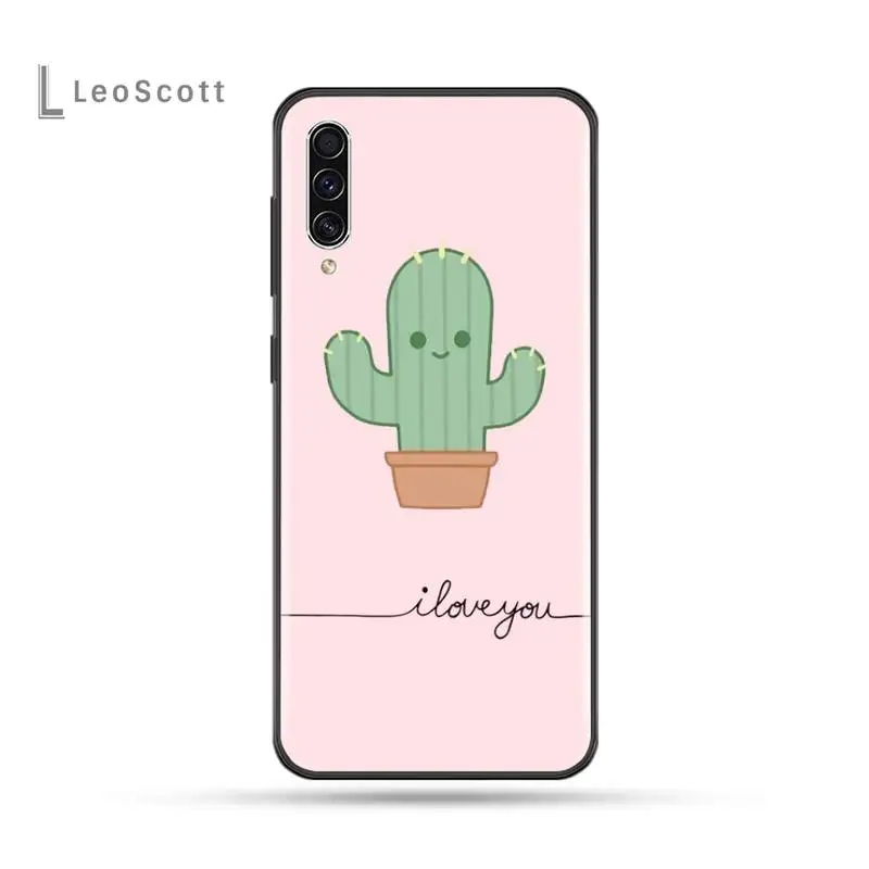 

Cactus Plants Fashion Phone Case For Samsung A20 A30 30s A40 A7 2018 J2 J7 prime J4 Plus S5 Note 9 10 Plus