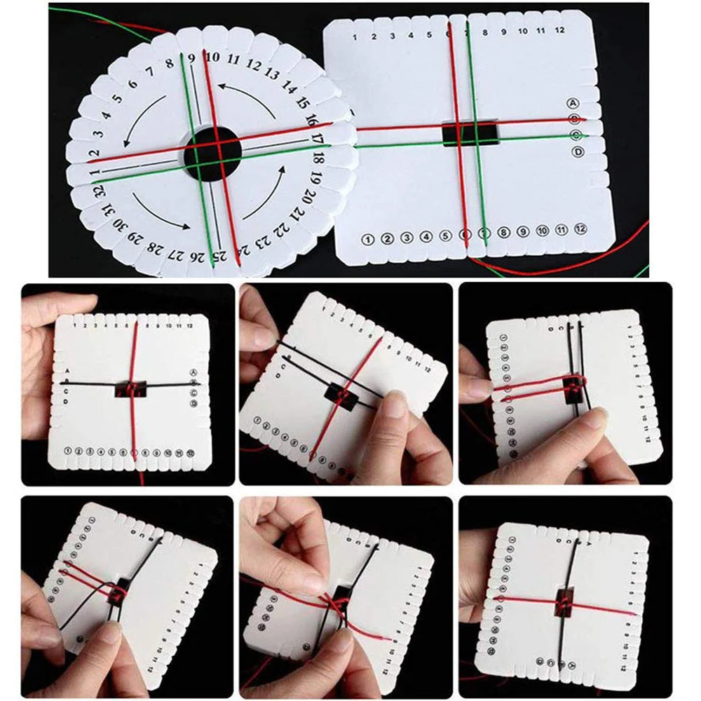 2 4 шт./компл. Kumihimo шнур для бисероплетения диск нить сделай сам Плетеный