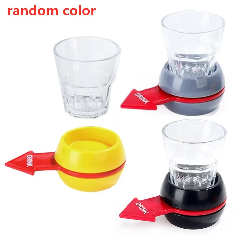 2 шт./компл. нетоксичный Забавный вращающийся Спиннер для питьевой игры подарки