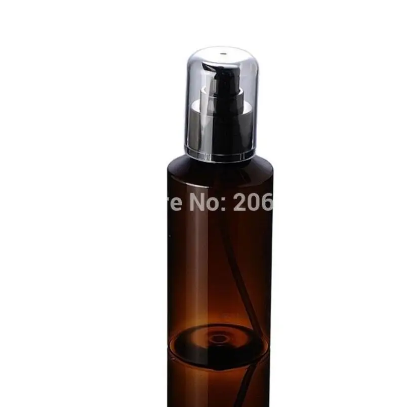 Коричневая бутылка для домашних животных объемом 100 мл воды в туалете или лосьона