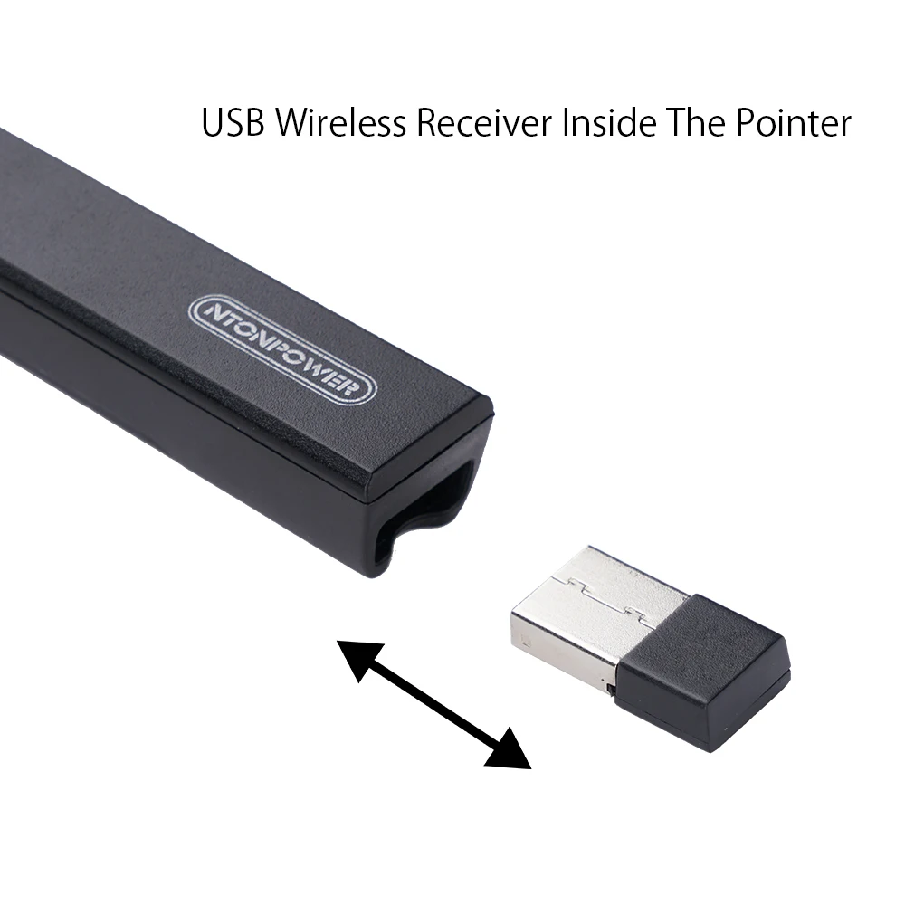 Беспроводная презентационная лазерная указка NTONPOWER для Mac Win 10 8 7 XP пульт