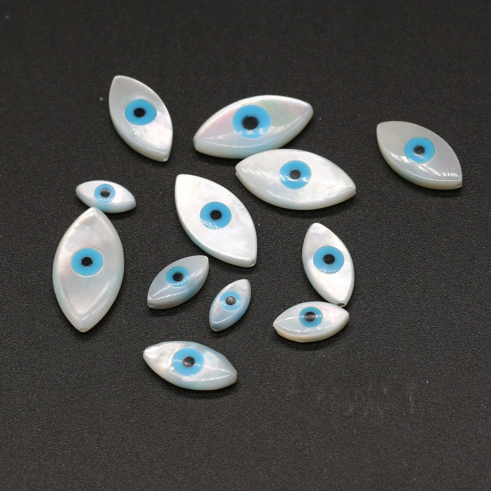 

Natural Sea Shell Evil Eye Shell Beads Spacer Beads for Jewelry Making DIY Charm Necklace Bracelet Accessories