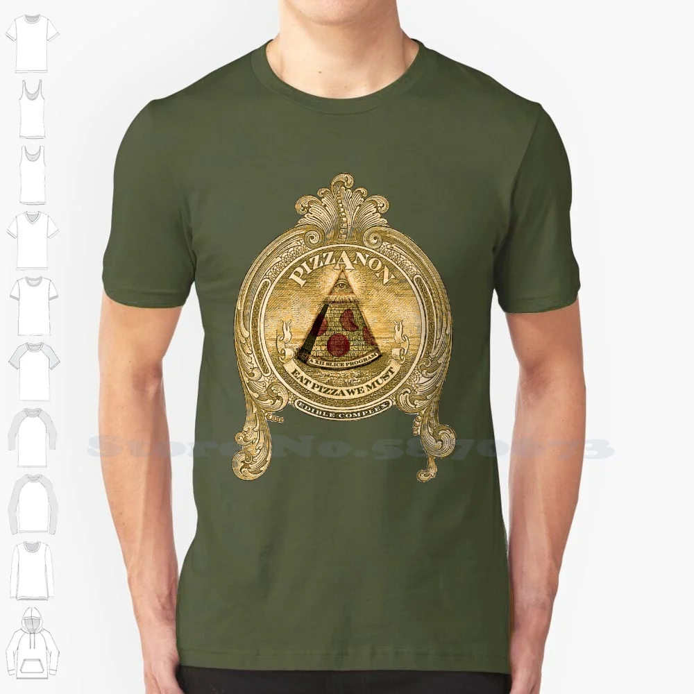 

Pizzanon With Pepperoni Gold ~ Eat Pizza We Must Fashion Vintage Tshirt T Shirts Bad Buddha Creative Pizzanon Low I In Pizza We