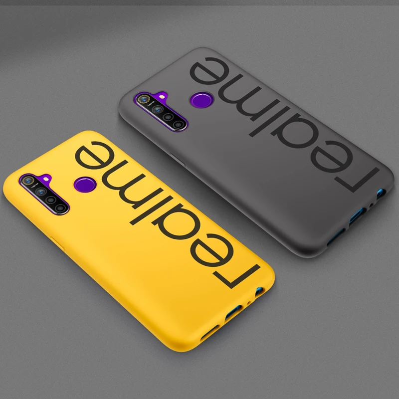 Оригинальный чехол realme Q 5 Pro из ПУ + ТПУ устойчивый к царапинам дизайн для камеры